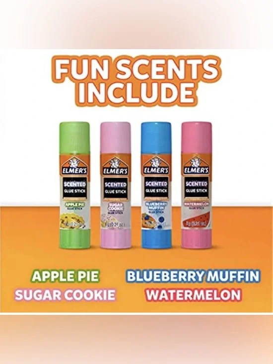 Two Packs Elmer’s Scented Glue Sticks - NEW - Picture 3 of 3